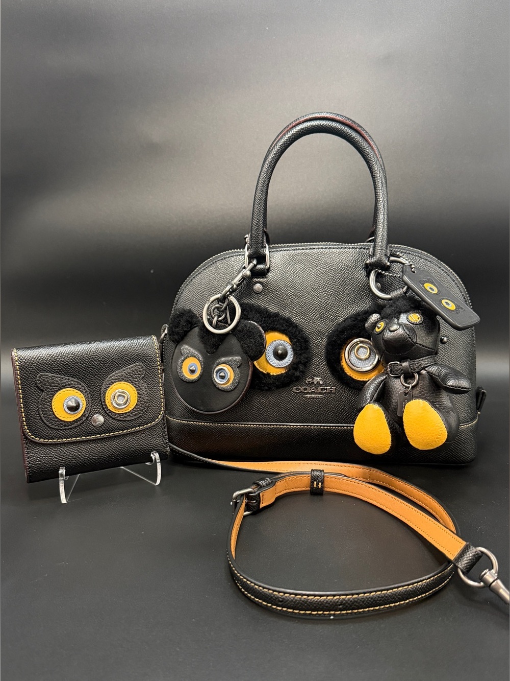 Coach Bear Mini Sierra Satchel collection.